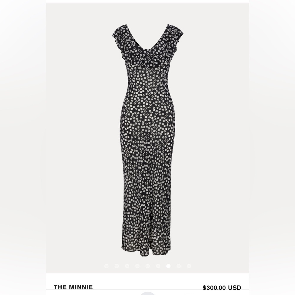 Realisation Par Black and White Minnie Dress in floral